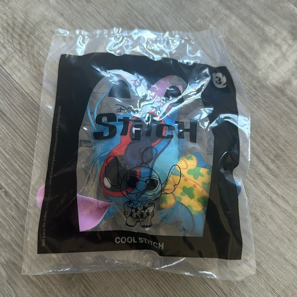 McDonalds “cool stitch” plush bag charm